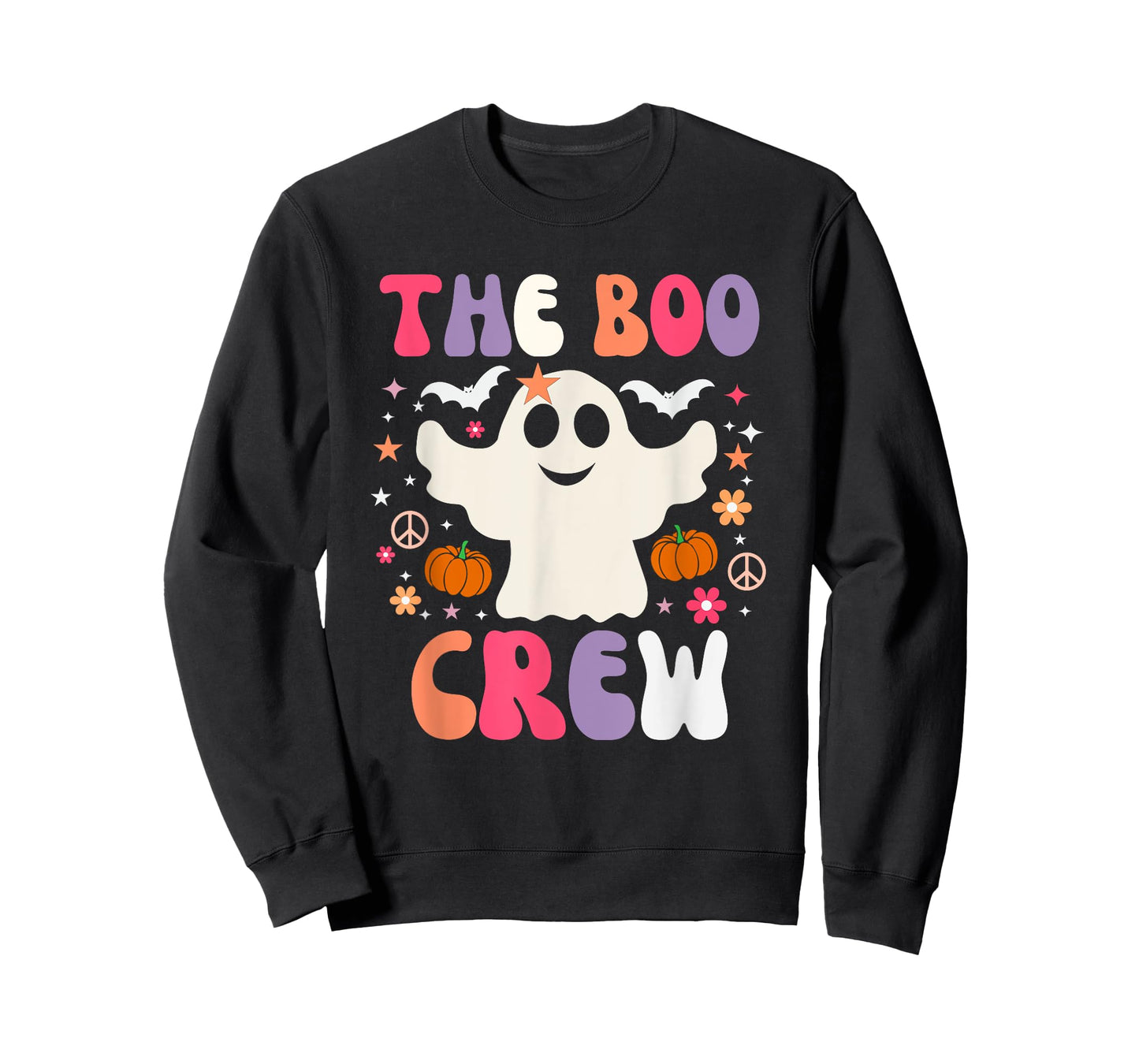 Halloween The Boo Crew - Cute Ghost - Spooky Family Matching T-Shirt