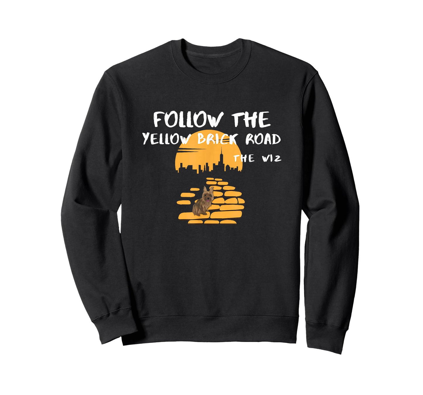 Follow Yellow Brick Road Wiz Black Film Movies Graphic T-Shirt