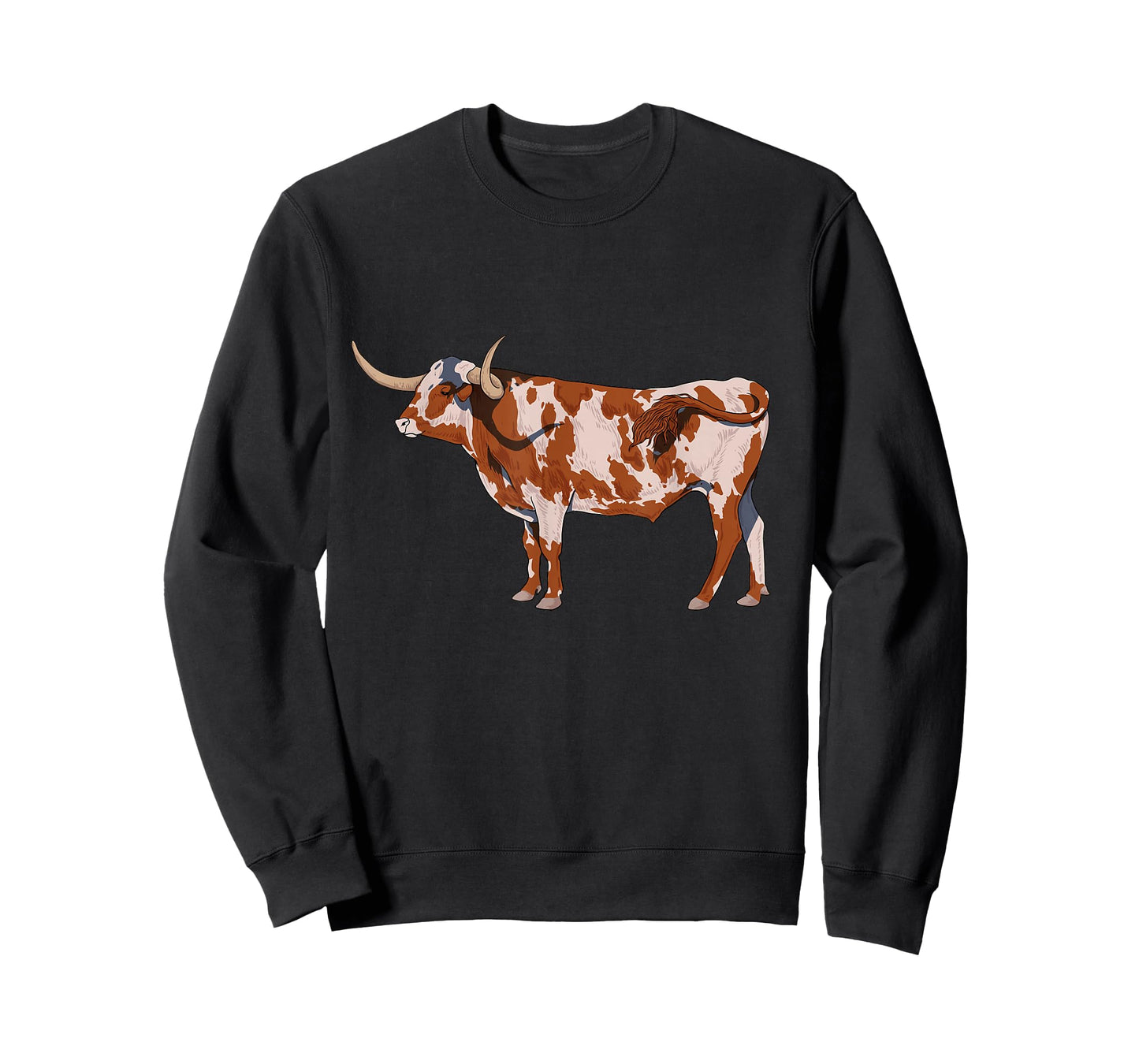 Drawing of a Longhorn Beef T-Shirt