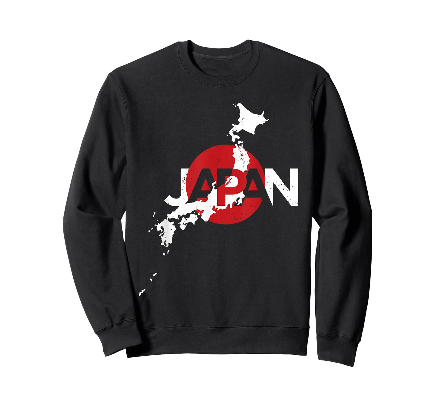 Japanese Map Flag Souvenir Distressed Japan Family Heritage T-Shirt Small