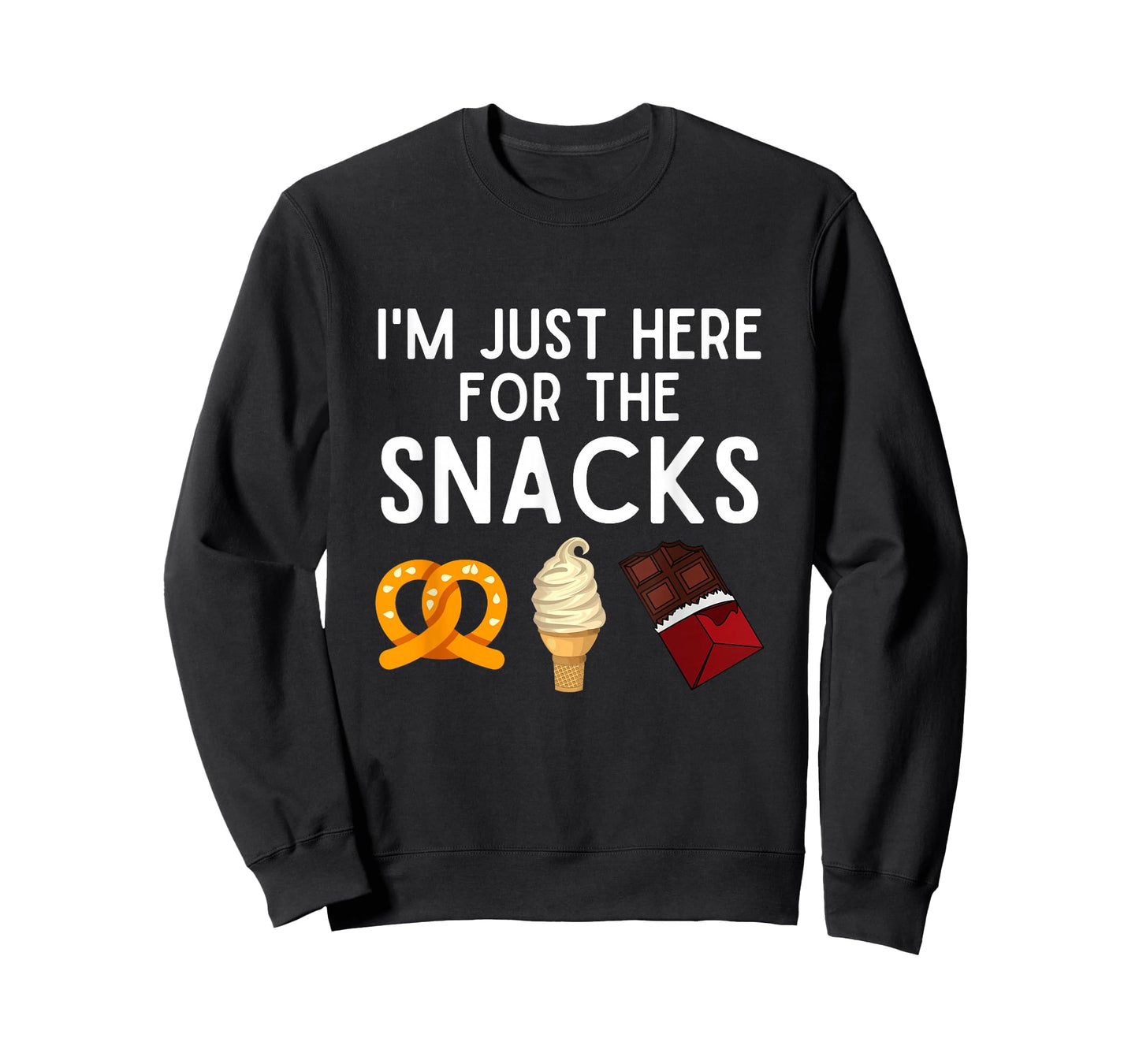 I'm Just Here For The Snacks Funny Snack Lover Gift T-Shirt