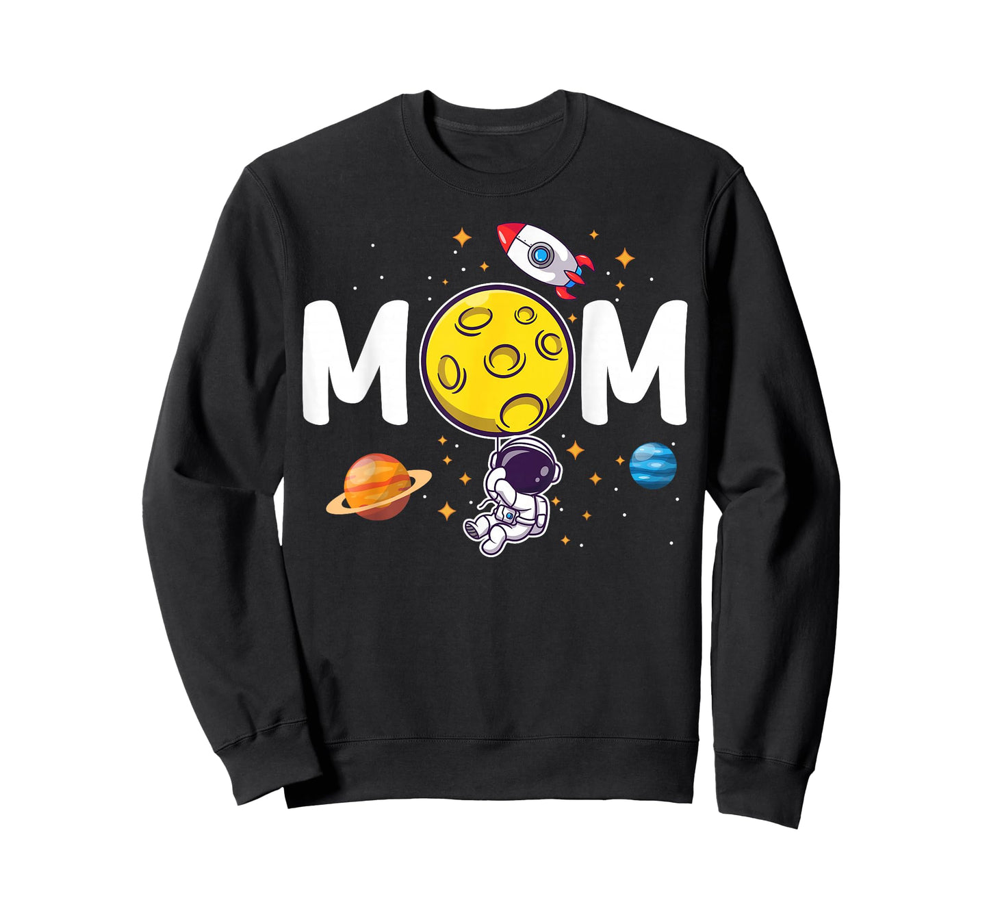 Mom of The Birthday Boy Space Astronaut 1st Birthday Family T-Shirt