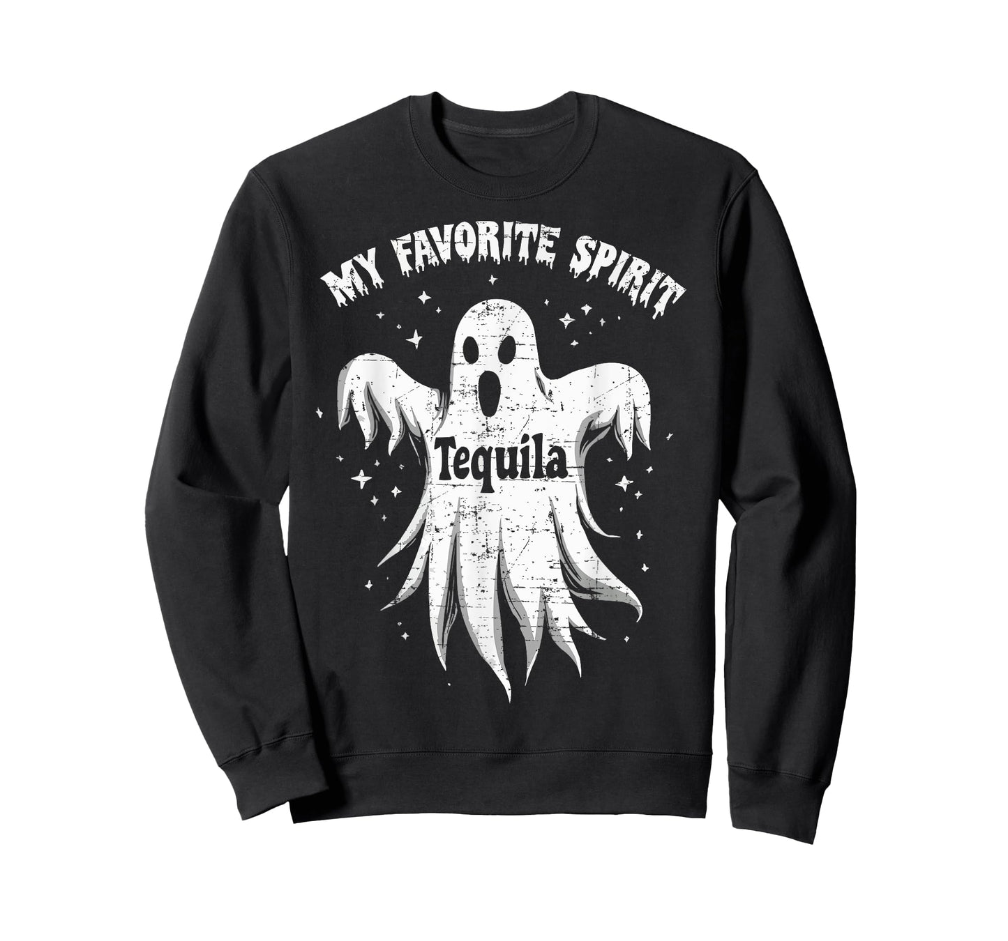 My Favorite Spirit Tequila Drinking Ghost Halloween Costume T-Shirt