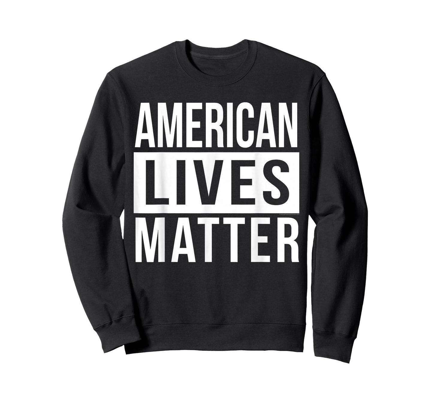 American Lives Matter Conservative Black and White Quote T-Shirt