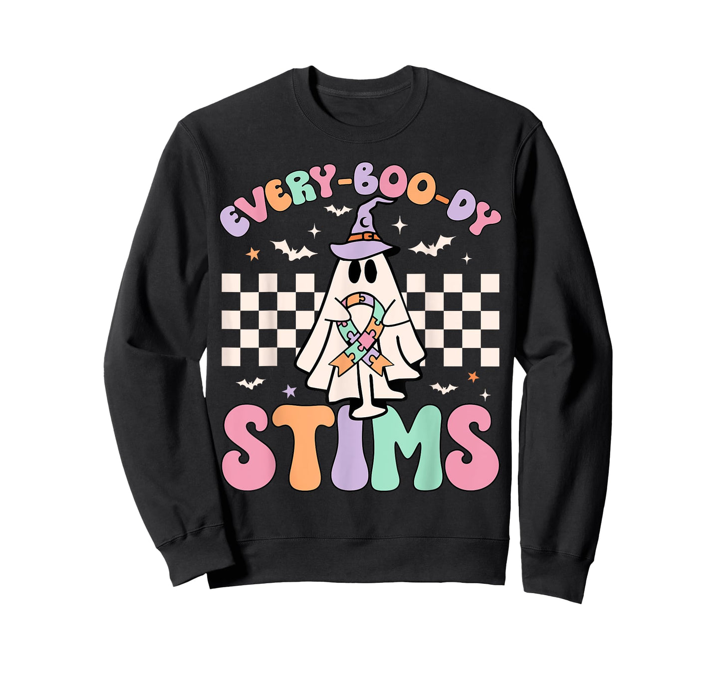 Sped Teacher Halloween Everybody Stims Special Education ABA T-Shirt