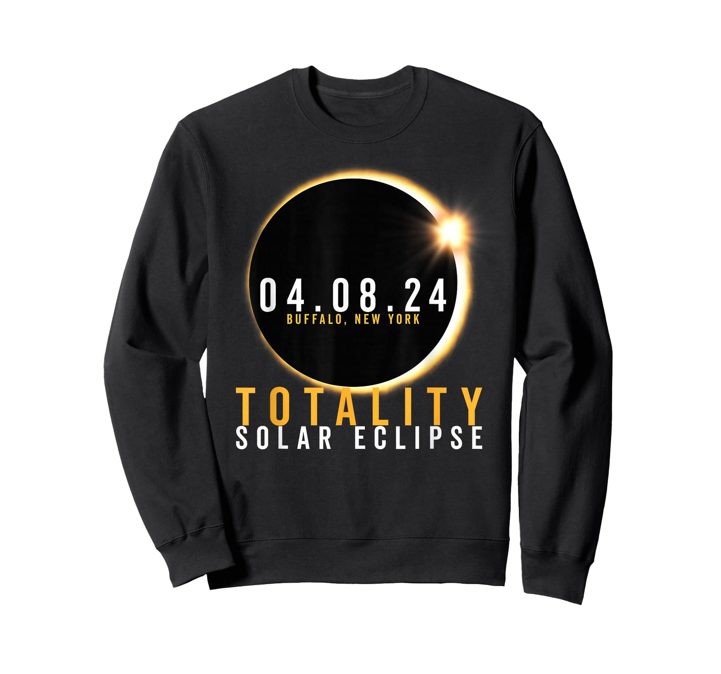 Buffalo New York Total Solar Eclipse Totality April 08 2024 T-Shirt