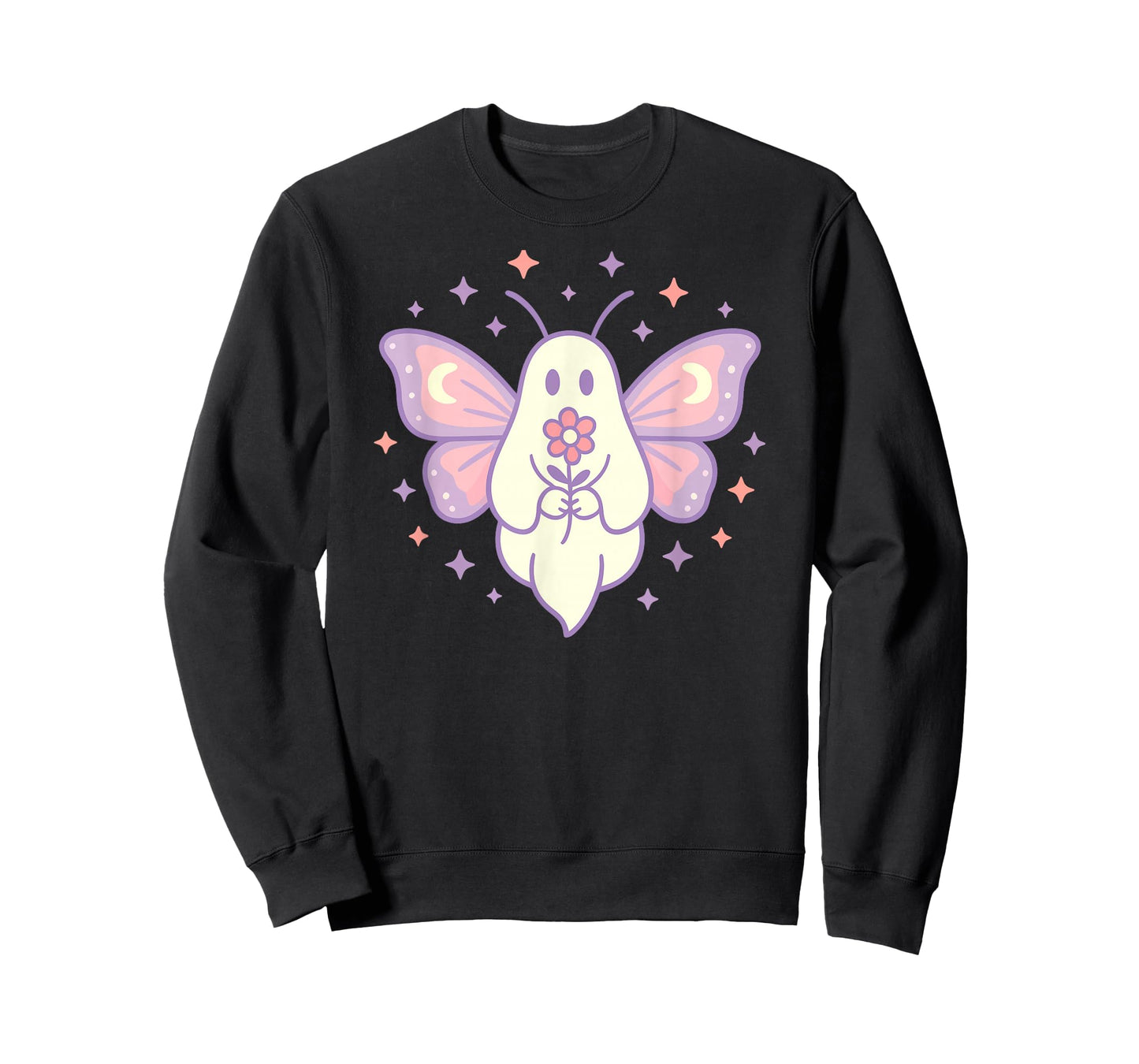 Cute Ghost Kawaii Pastel Fairycore Aesthetic Halloween T-Shirt