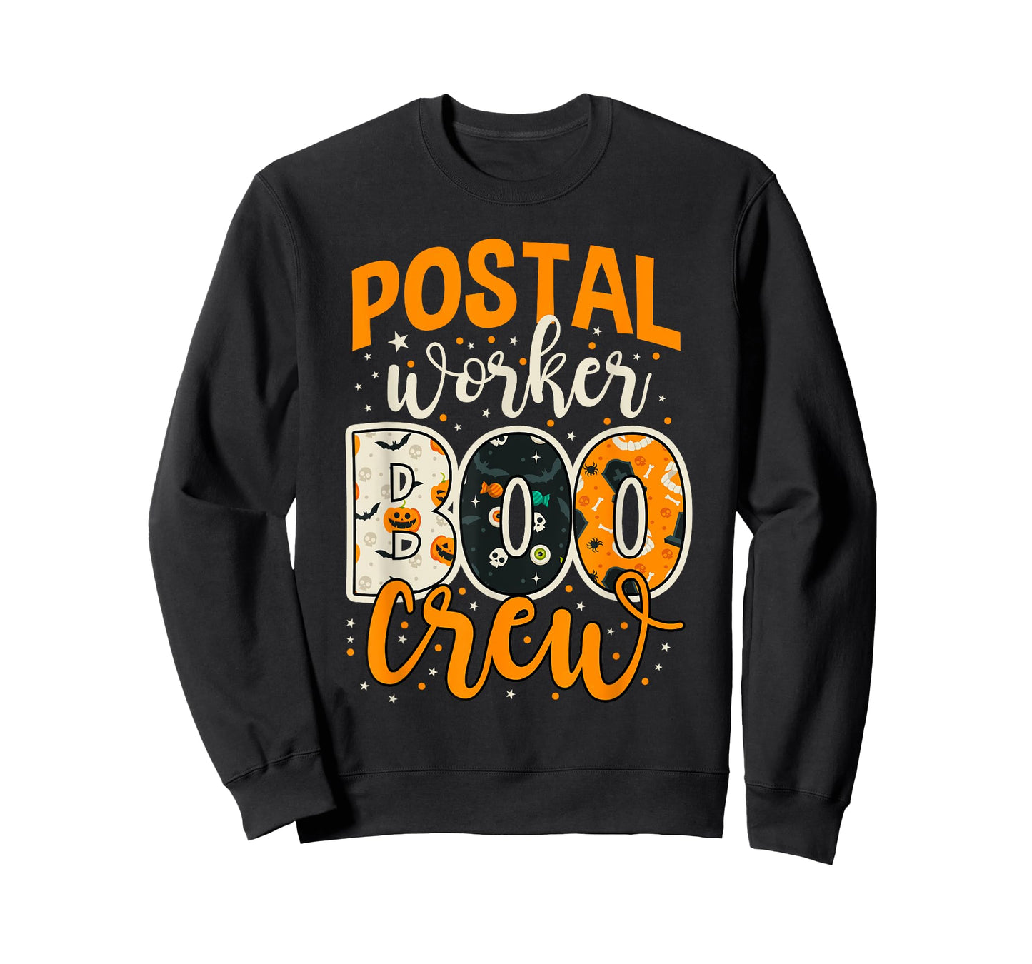 Postal Worker Boo Crew Funny Halloween Postal Worker T-Shirt