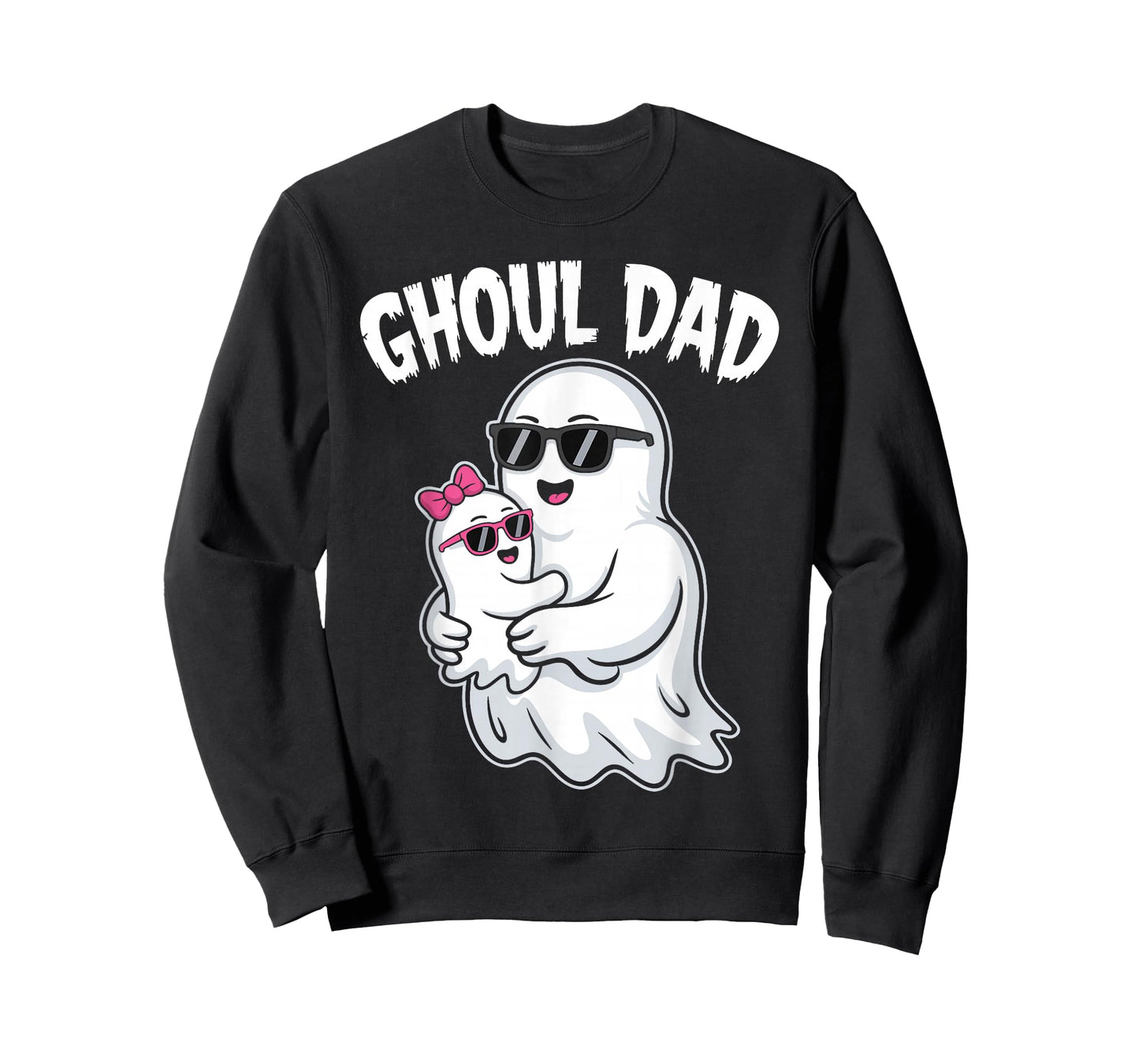 Ghoul Dad Shirt Men Daddy Spooky Halloween Ghost Costume T-Shirt