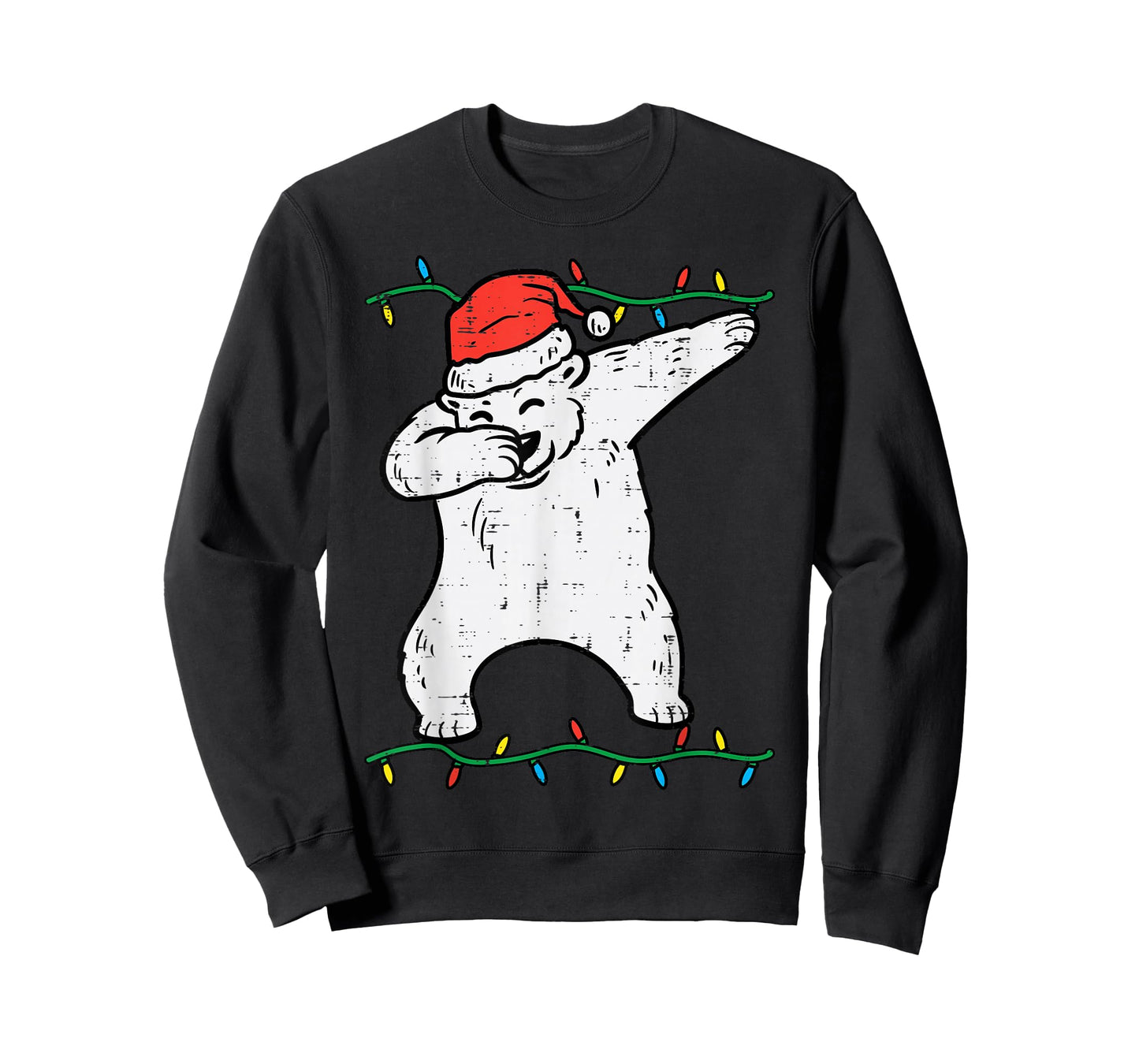 Dabbing Polar Bear Dab Xmas Christmas Boys Kids Girl Youth T-Shirt