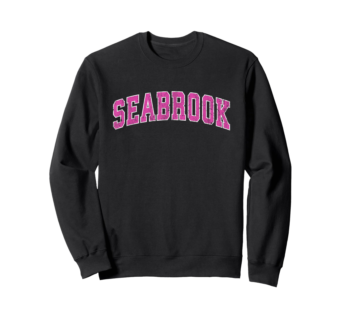 Seabrook Texas TX Vintage Sports Design Pink Design T-Shirt