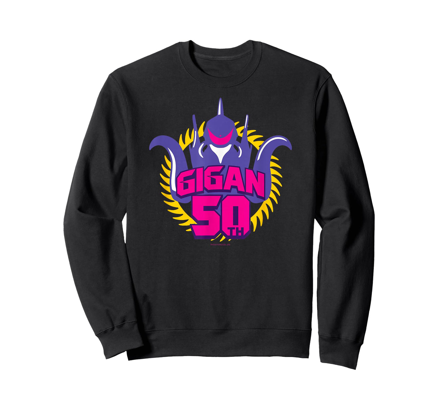 Godzilla Gigan 50th Anniversary Pink Line Art T-Shirt