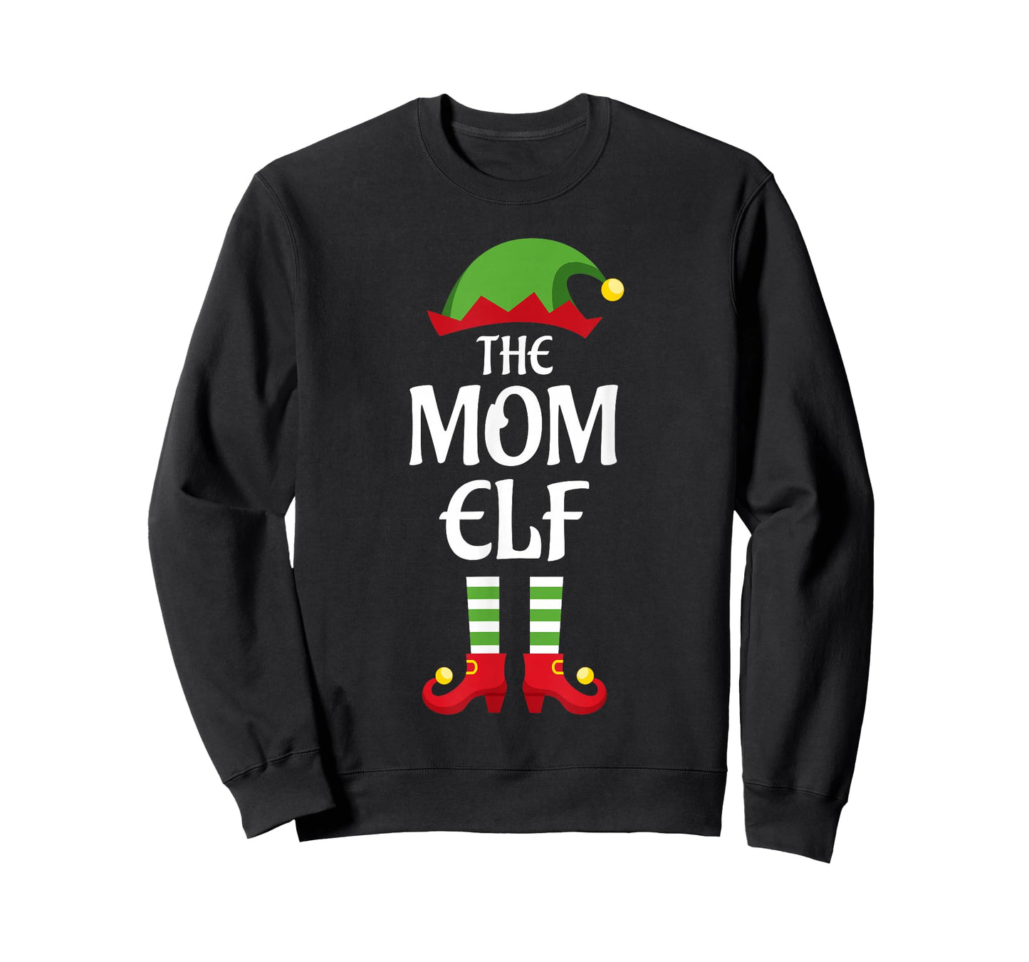 Mom Elf Family Matching Group Christmas T-Shirt