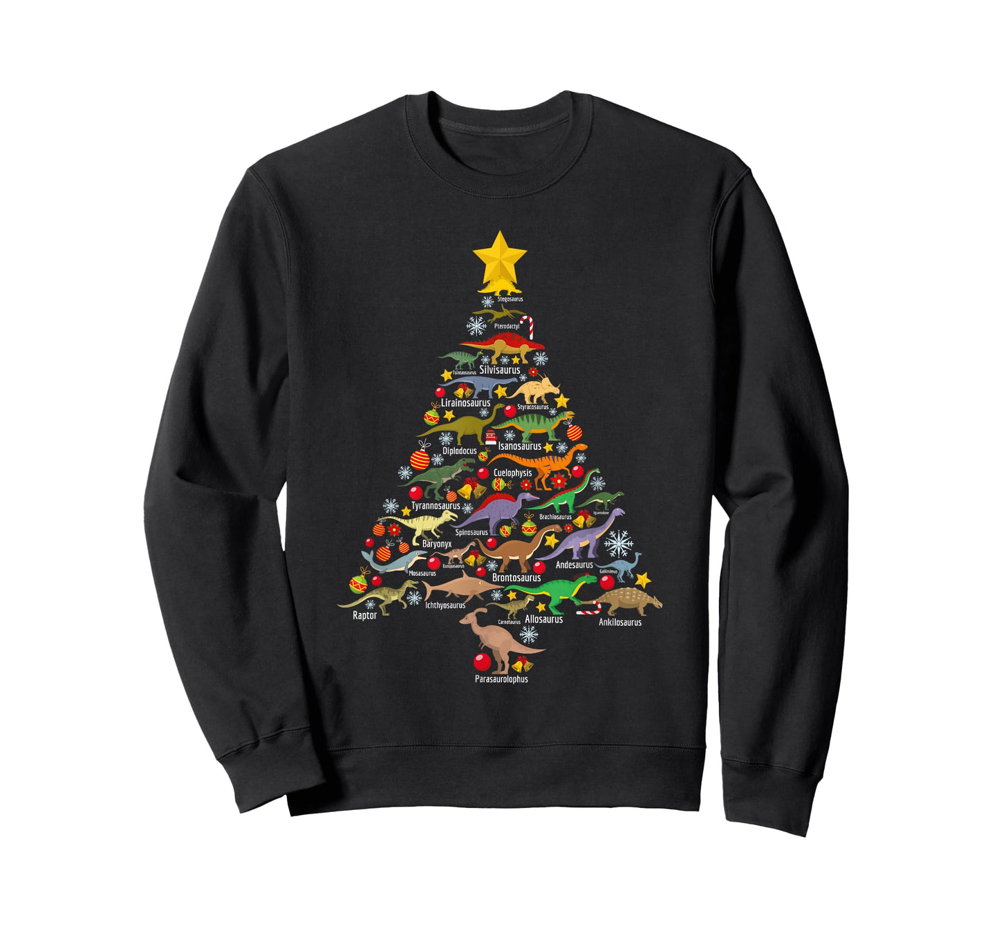 Dinosaur Christmas Tree Dino TRex Paleontologist Xmas Men T-Shirt
