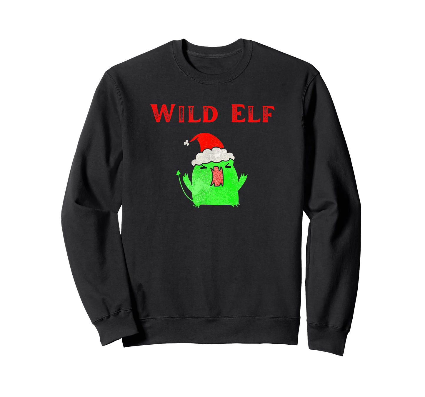 Wild Christmas Elf Funny Grab Idea Yankee Swap T-Shirt