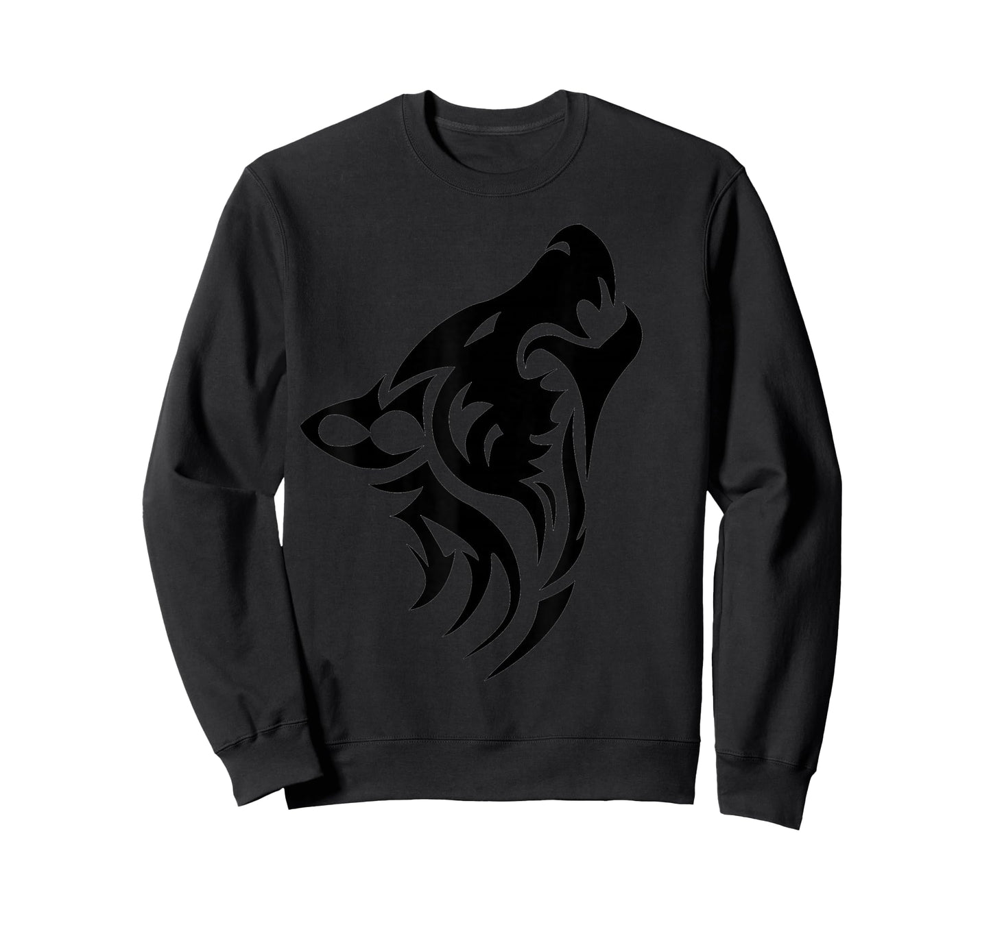 Wild Wolf Pack Team - Retro Vintage Wildlife Lone Black Wolf T-Shirt