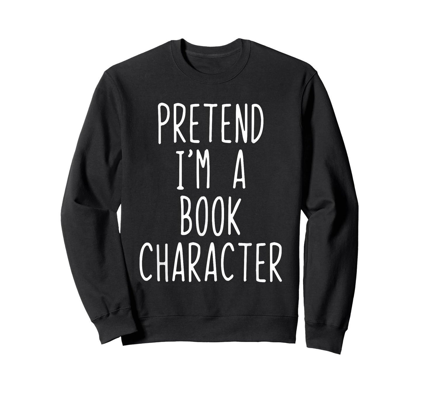 Pretend I'm Book Character Costume Halloween Lazy Adult Kids T-Shirt