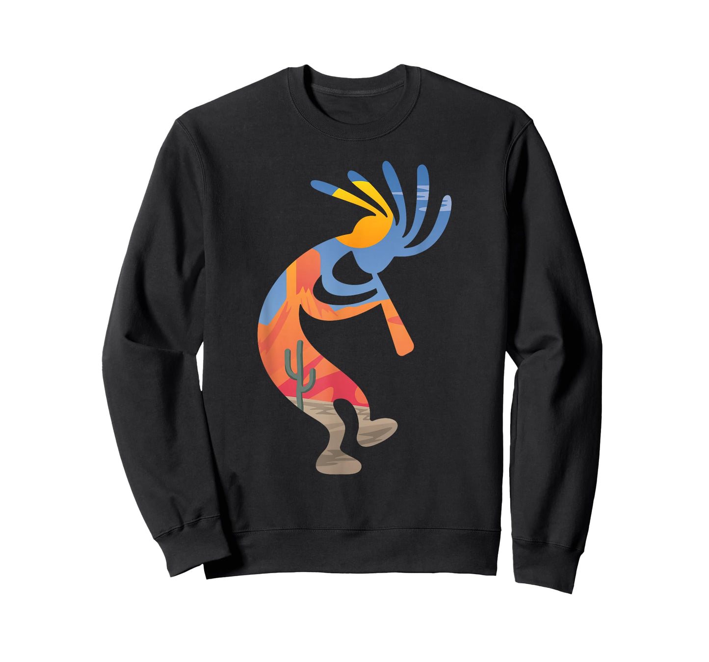 Dancing Southwestern USA Kokopelli Symbol T-Shirt