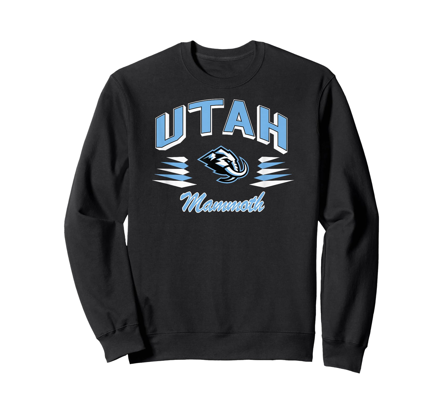 Utah Mammoth Retro Diamond Dark Heather Officially Licensed T-Shirt