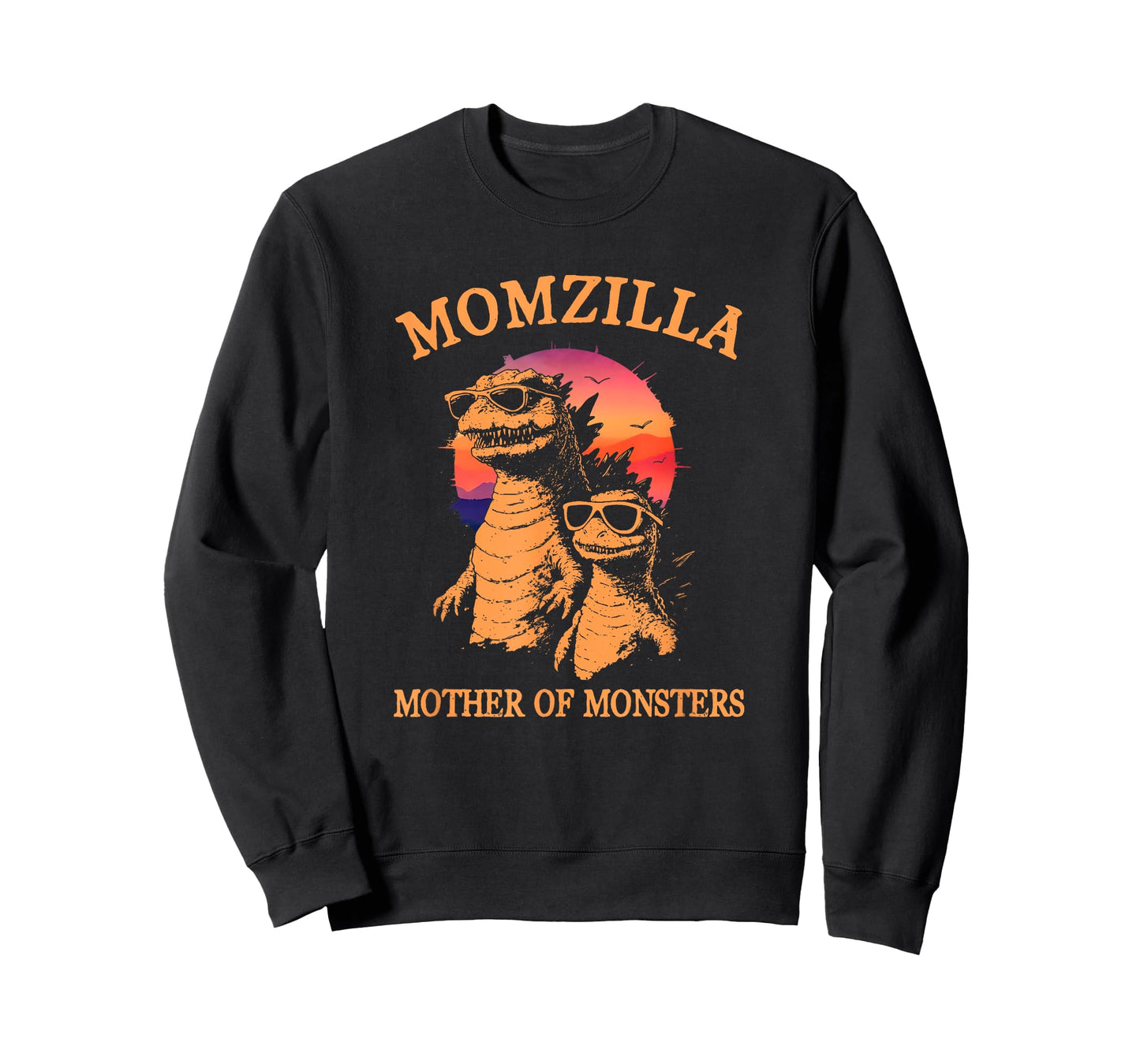 Momzilla Mother Of Monsters Retro Mama Funny mother's day T-Shirt