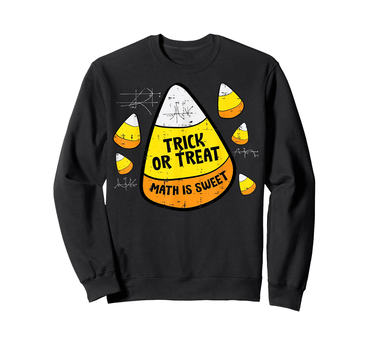 Halloween Candy Corn Math Sweet Trick Treat Men Women Kids T-Shirt