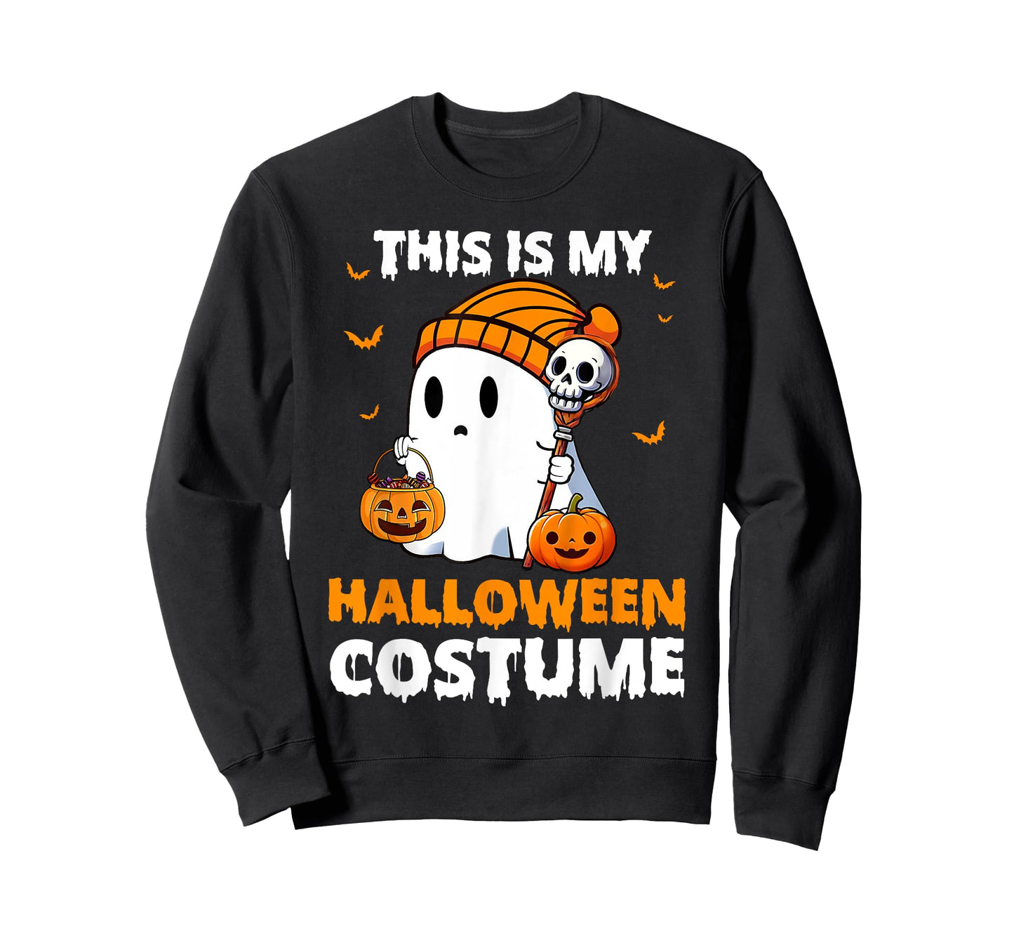 This Is My Halloween Costume Funny Halloween Ghost T-Shirt