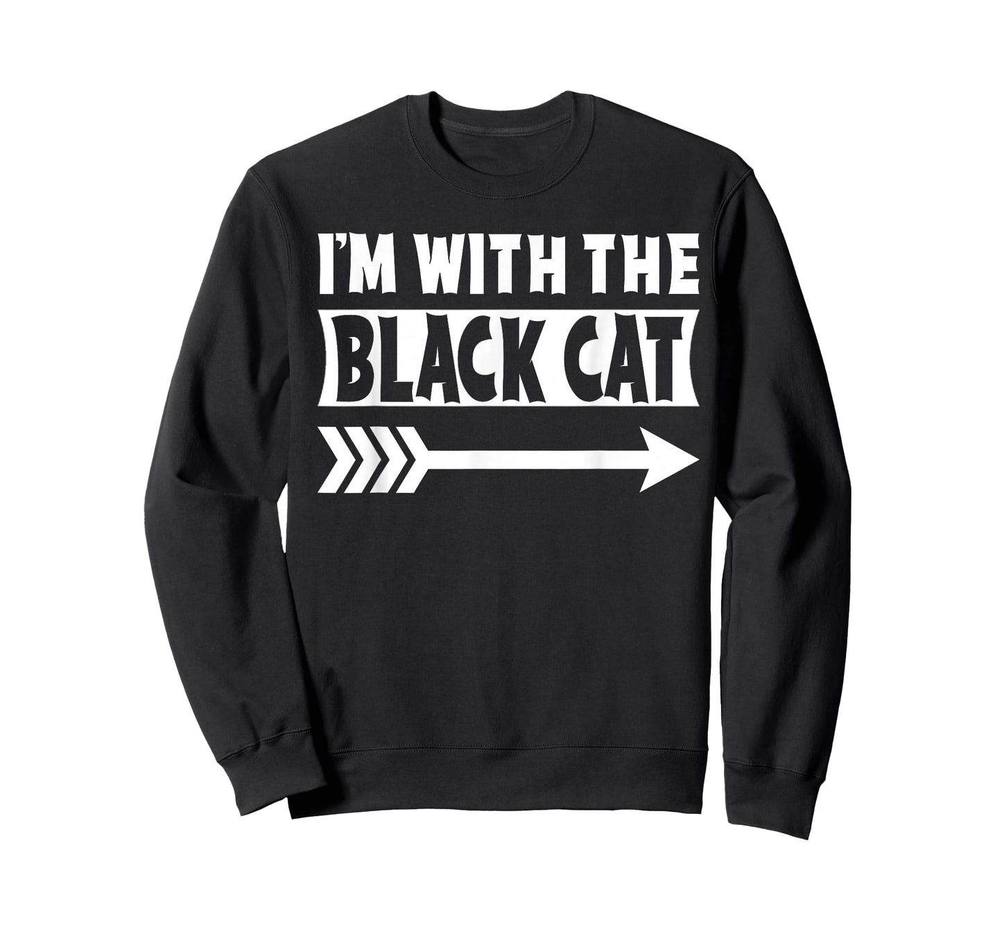 I'm With The Black Cat Halloween Costume Black Cat Halloween T-Shirt