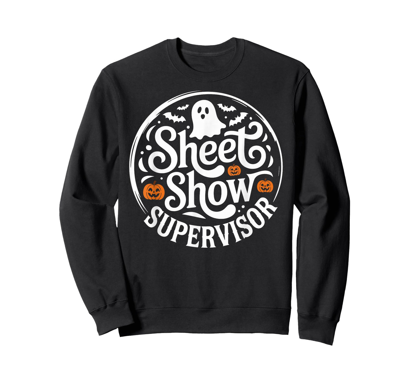 Sheet Show Supervisor Halloween Ghost T-Shirt