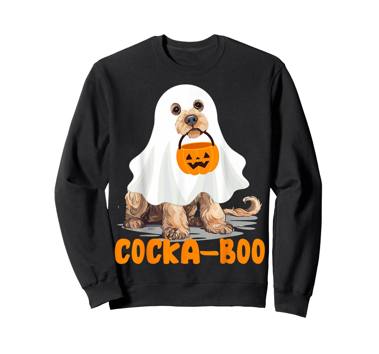 Cocka-boo Funny Boo Ghost Halloween Costume Cockapoo Lovers T-Shirt