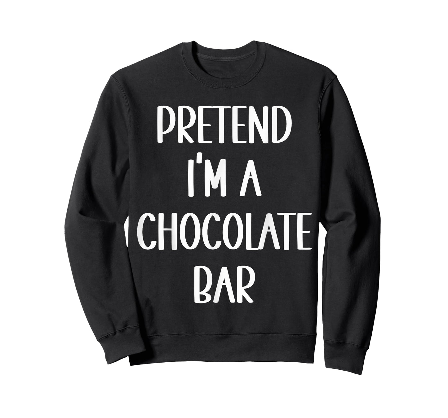 Pretend I'm A Chocolate Bar Costume Halloween Lazy Easy T-Shirt