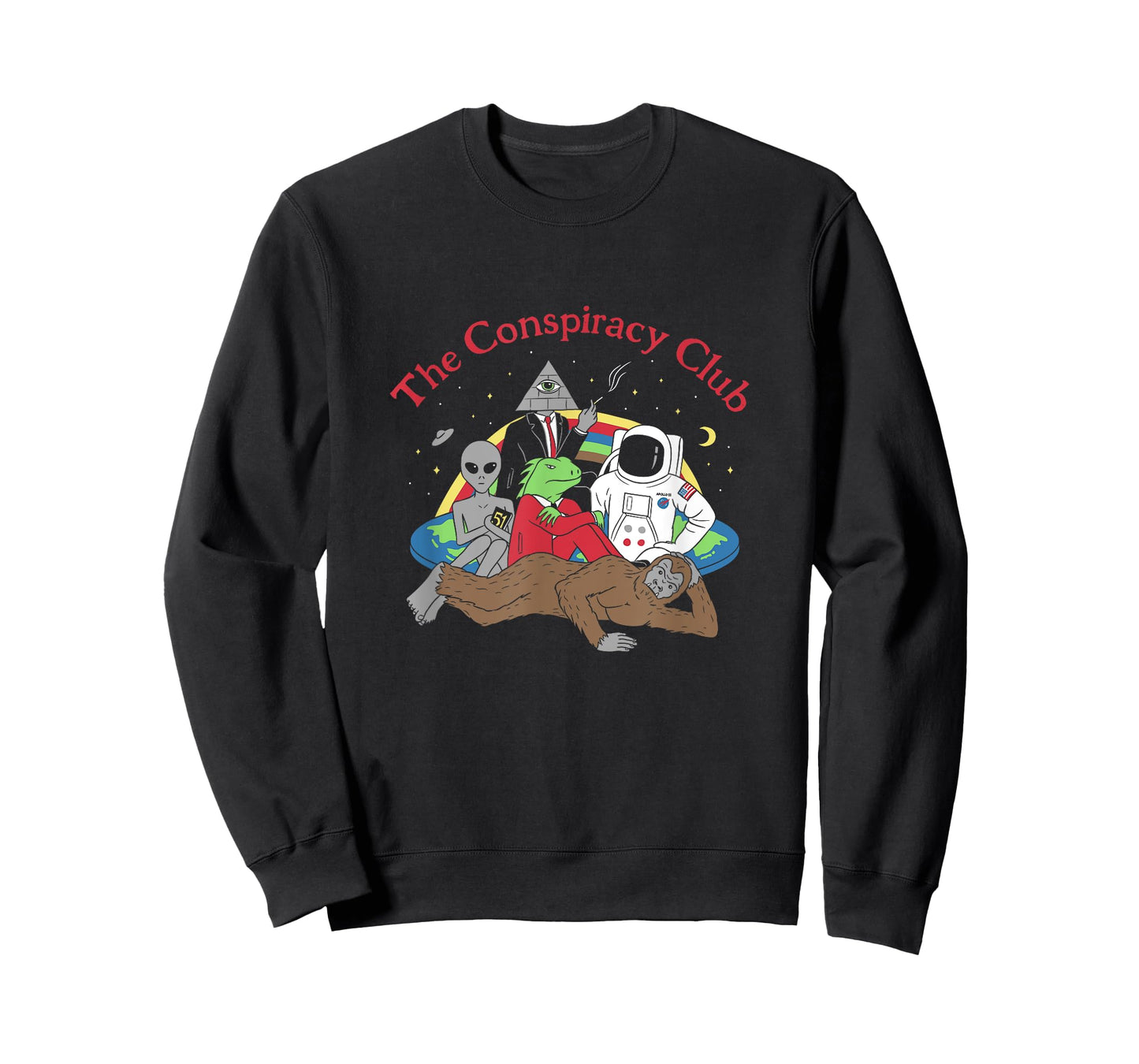 The Conspiracy Club Funny Parody T-Shirt