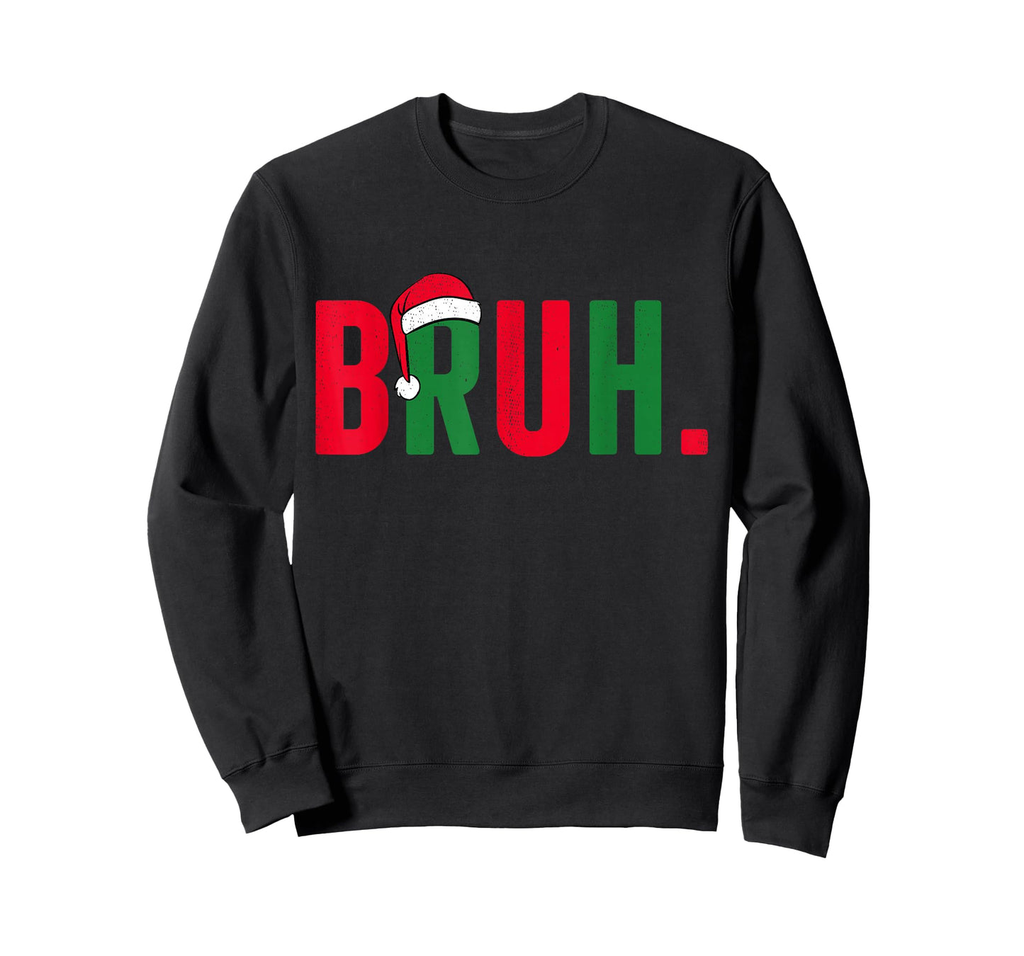 Bruh Christmas for Teen Boys Funny Meme Saying Bro Greeting T-Shirt