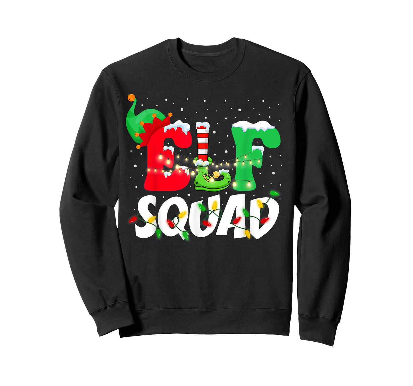 Elf Family Christmas Matching Pajamas XMas Shirt, Elf Squad T-Shirt