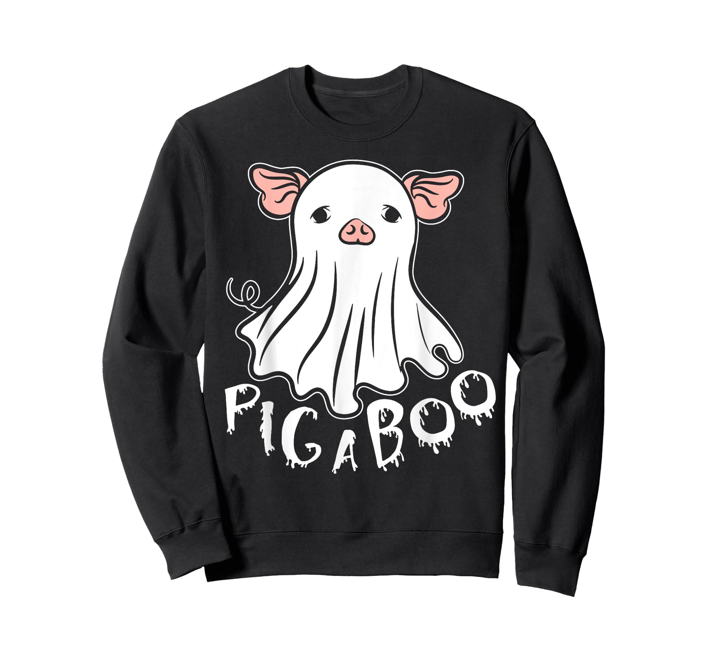 Ghost Pig Costume Pig A Boo Farmer Animal Halloween Costume T-Shirt