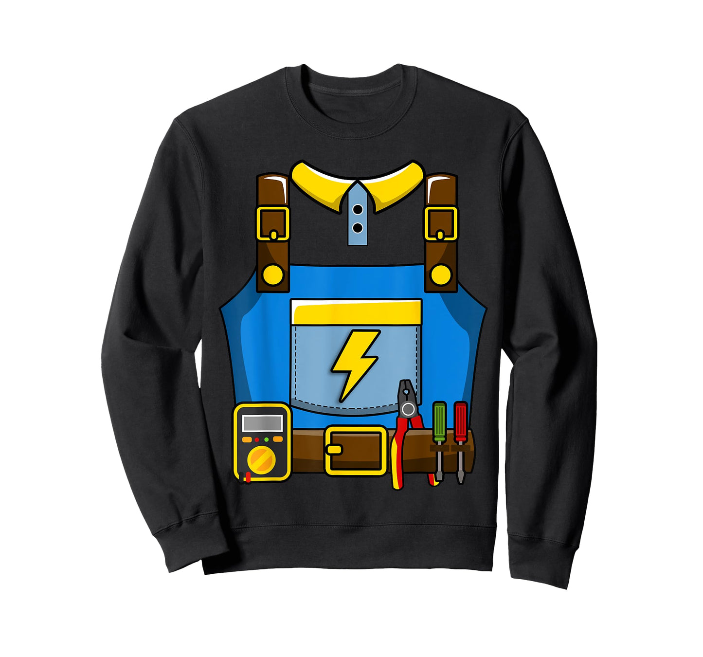 Adult Kid Halloween Lineman Electrician Costume T-Shirt