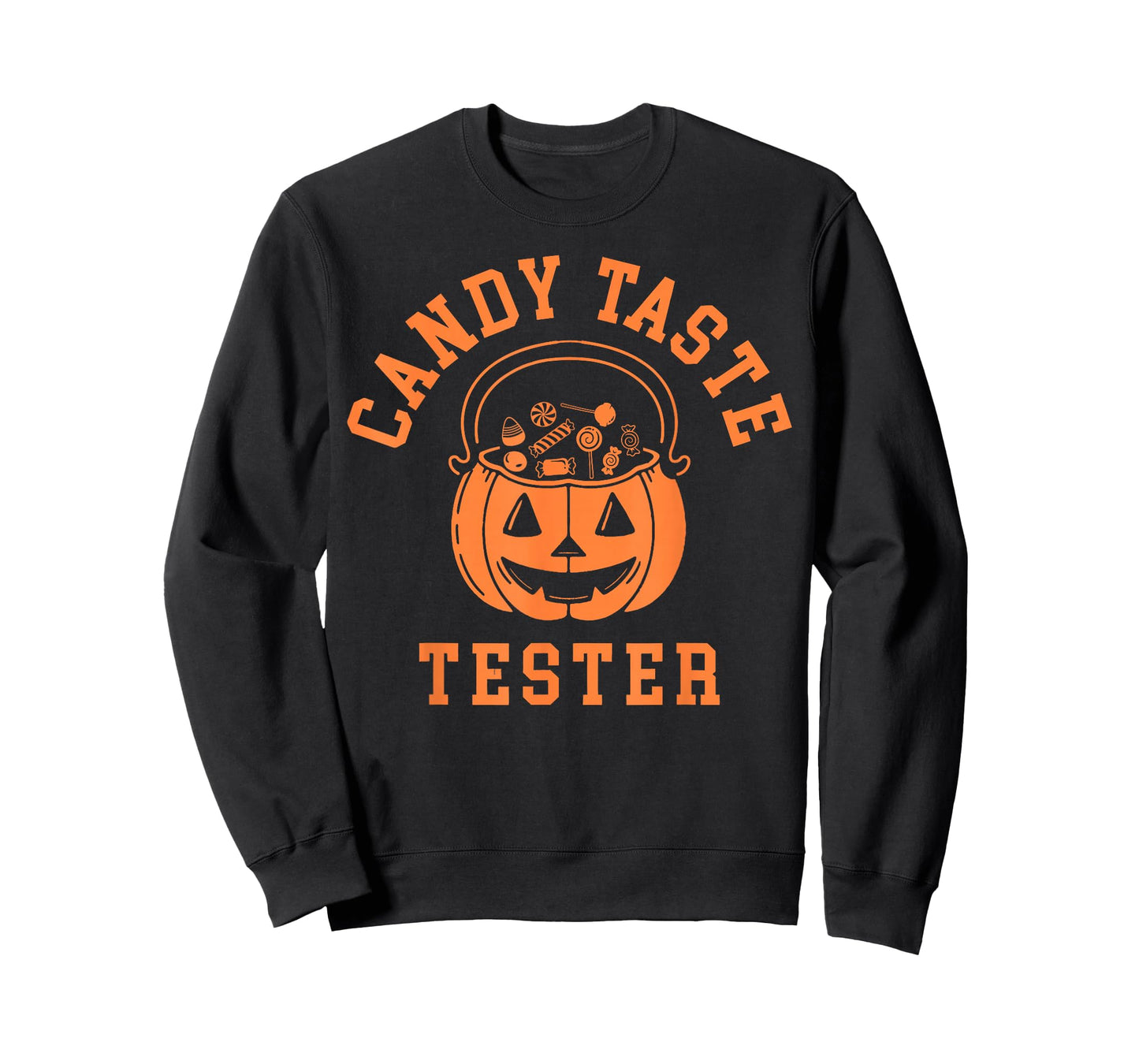 Halloween Candy Taste Tester Pumpkin Bucket Spooky Season T-Shirt
