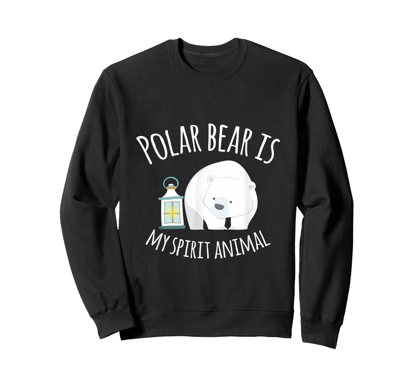Polar Bear Is My Ghost Animal Funny Gift T-Shirt