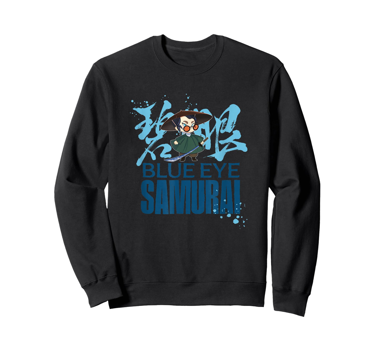 Netflix Blue Eye Samurai Chibi Mizu Kanji Portrait T-Shirt