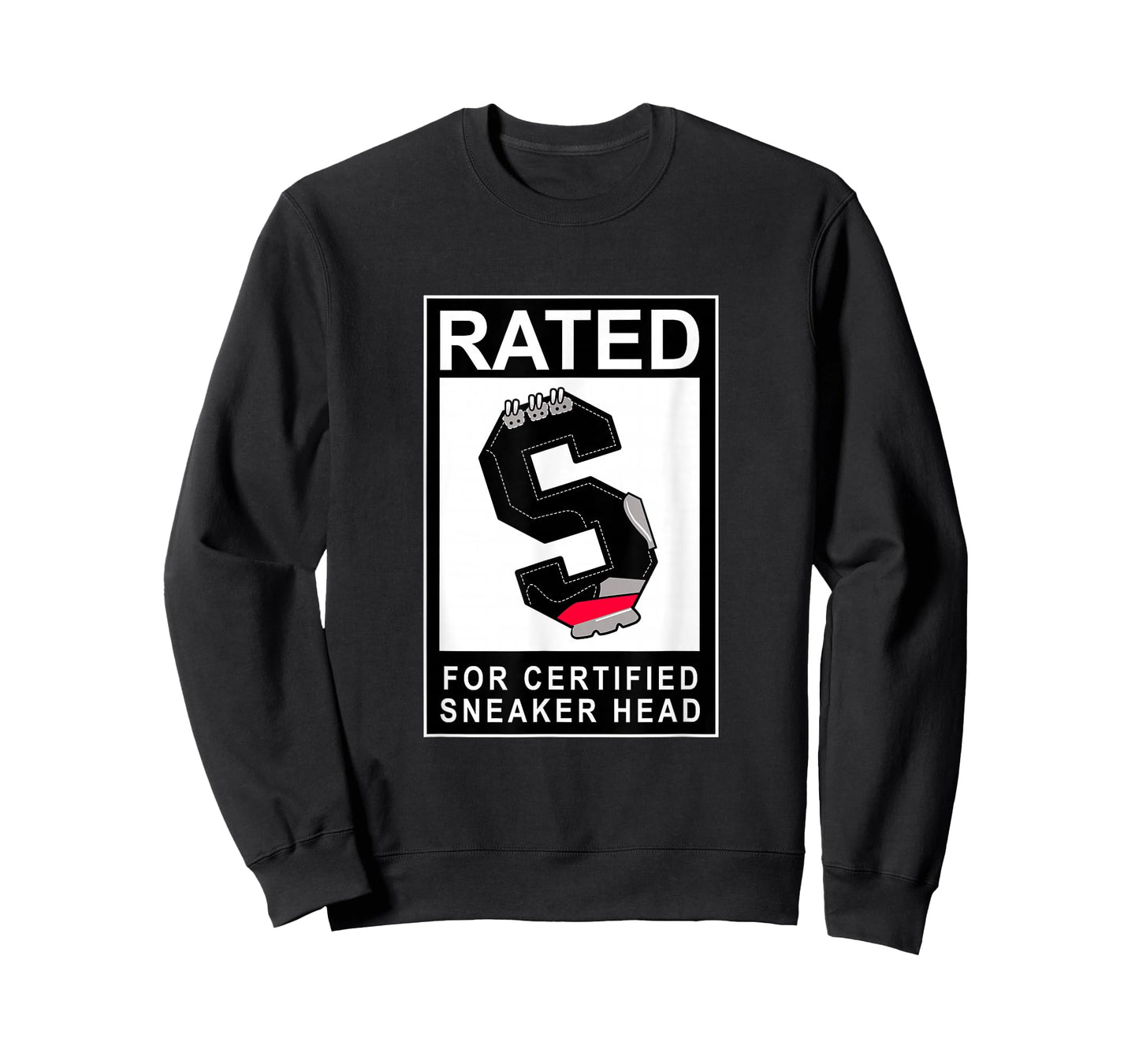 Rated S for Certified Sneaker Head Graphic T-Shirt