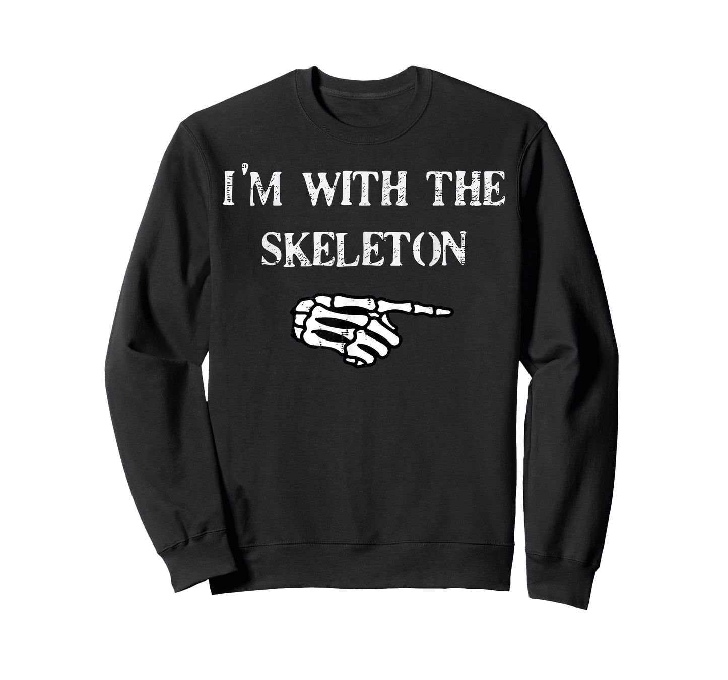 Halloween Matching Im with Skeleton Costume Men Women Kids T-Shirt