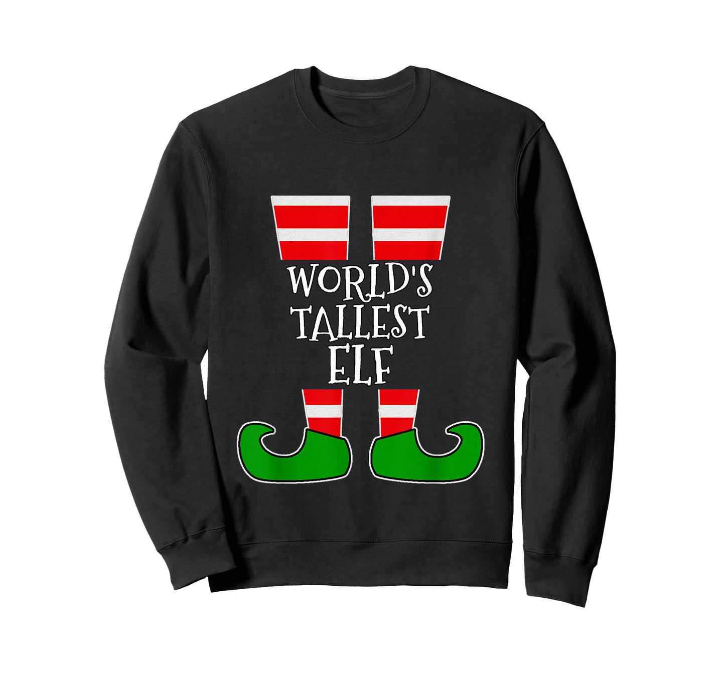 THE WORLD'S TALLEST ELF Funny Matching Group Christmas T-Shirt