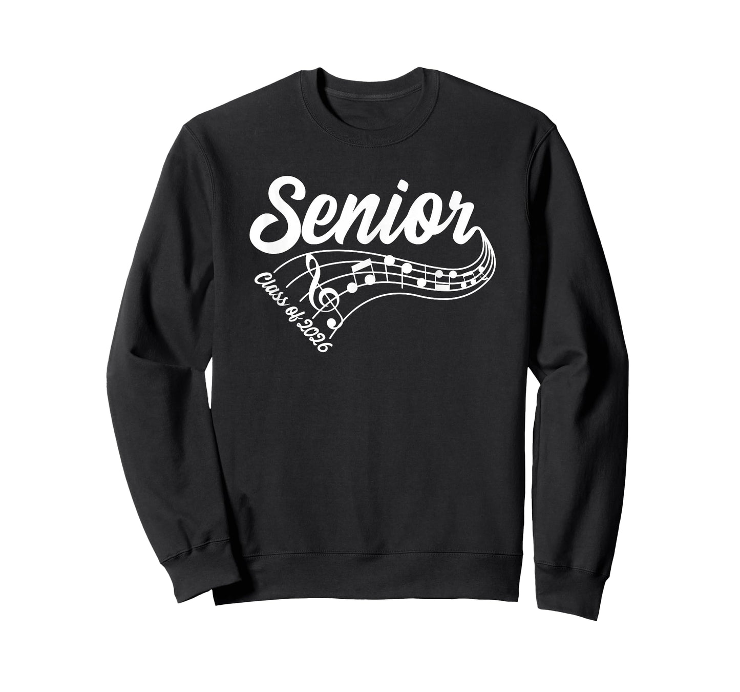 2026 Senior Choir Band Orchestra Class of 2026 Music Notes T-Shirt