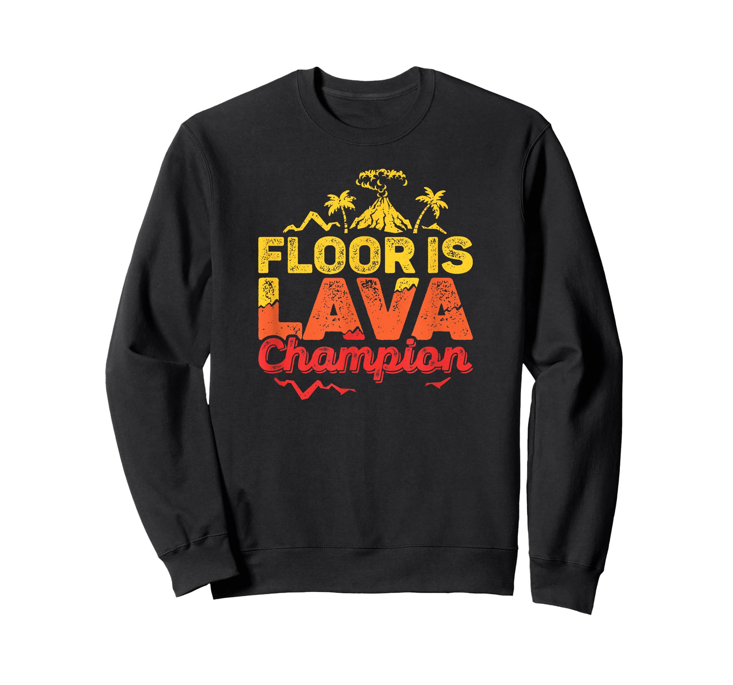 Floor Is Lava Game Champion With Volcano Kids Recess Play T-Shirt