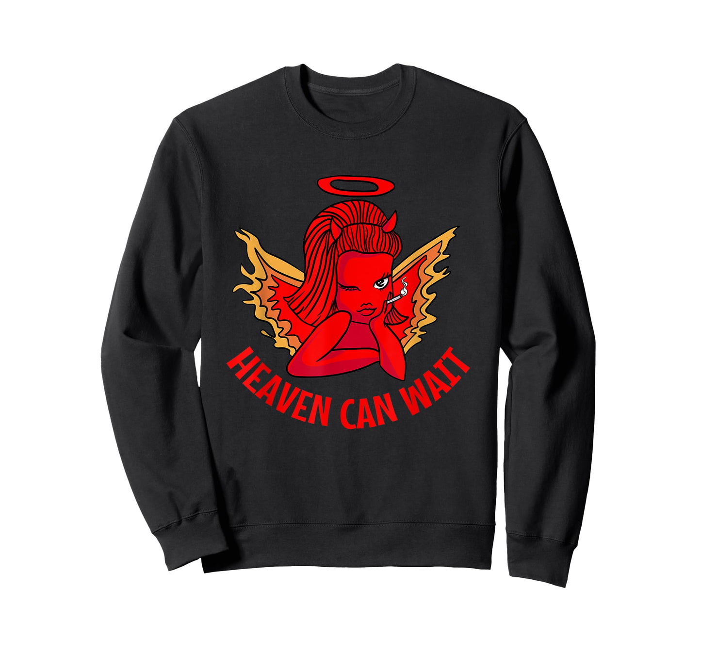 Heaven Can Wait Nu Goth Style Occult Punk Emo Satanic T-Shirt