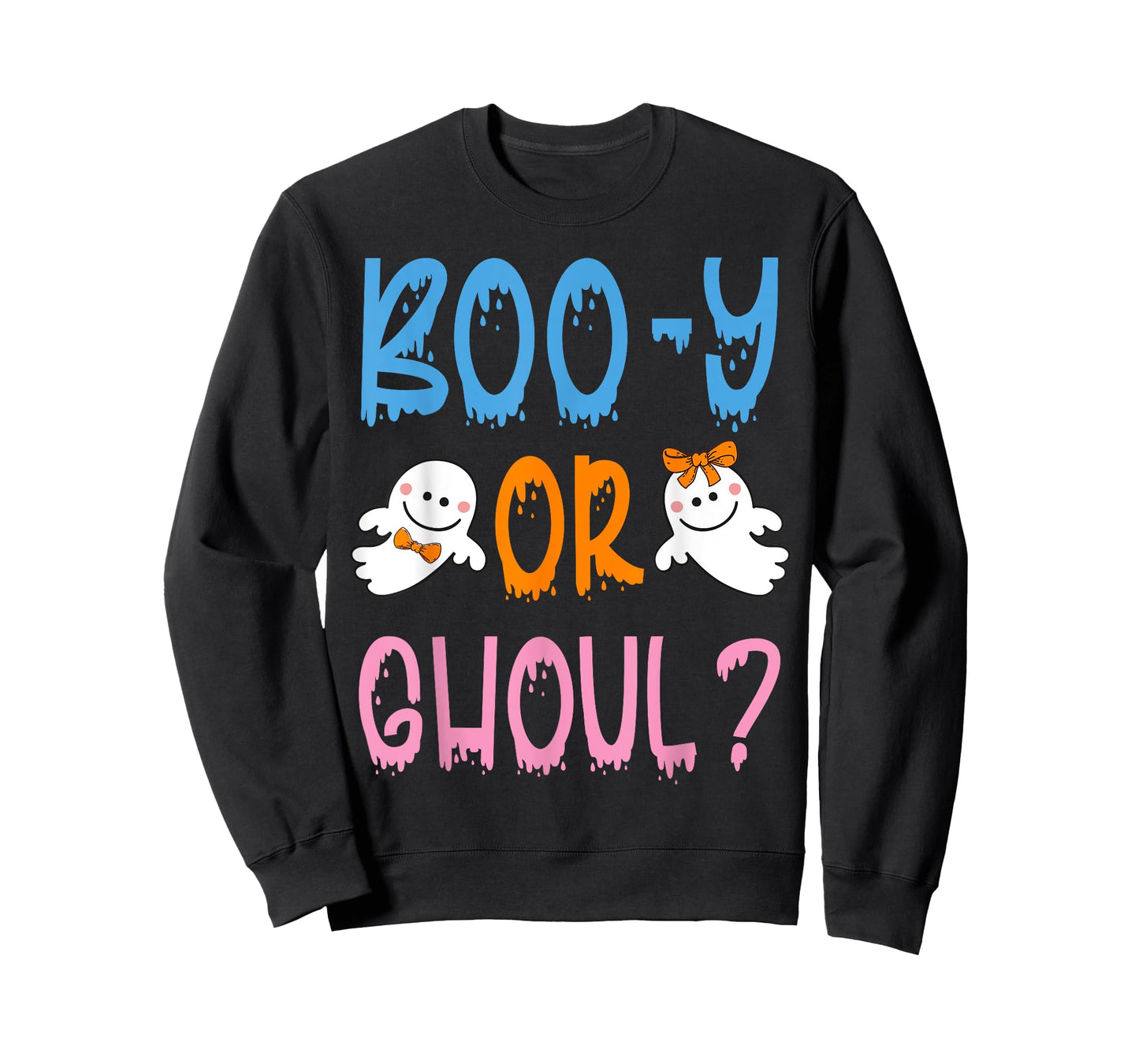 Boo-y or Ghoul? - Halloween Gender Reveal Design T-Shirt