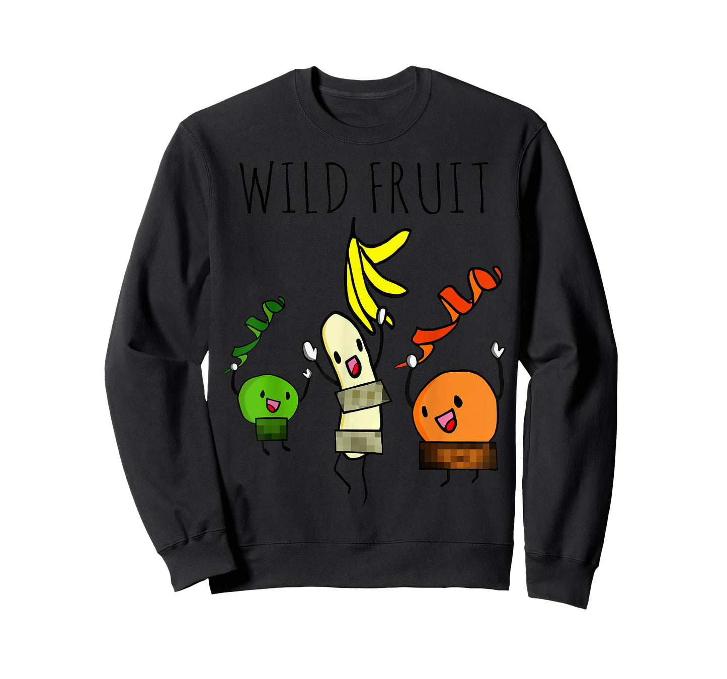 Wild Fruit Orange Lime and Banana Nude Stripper Funny Shirt