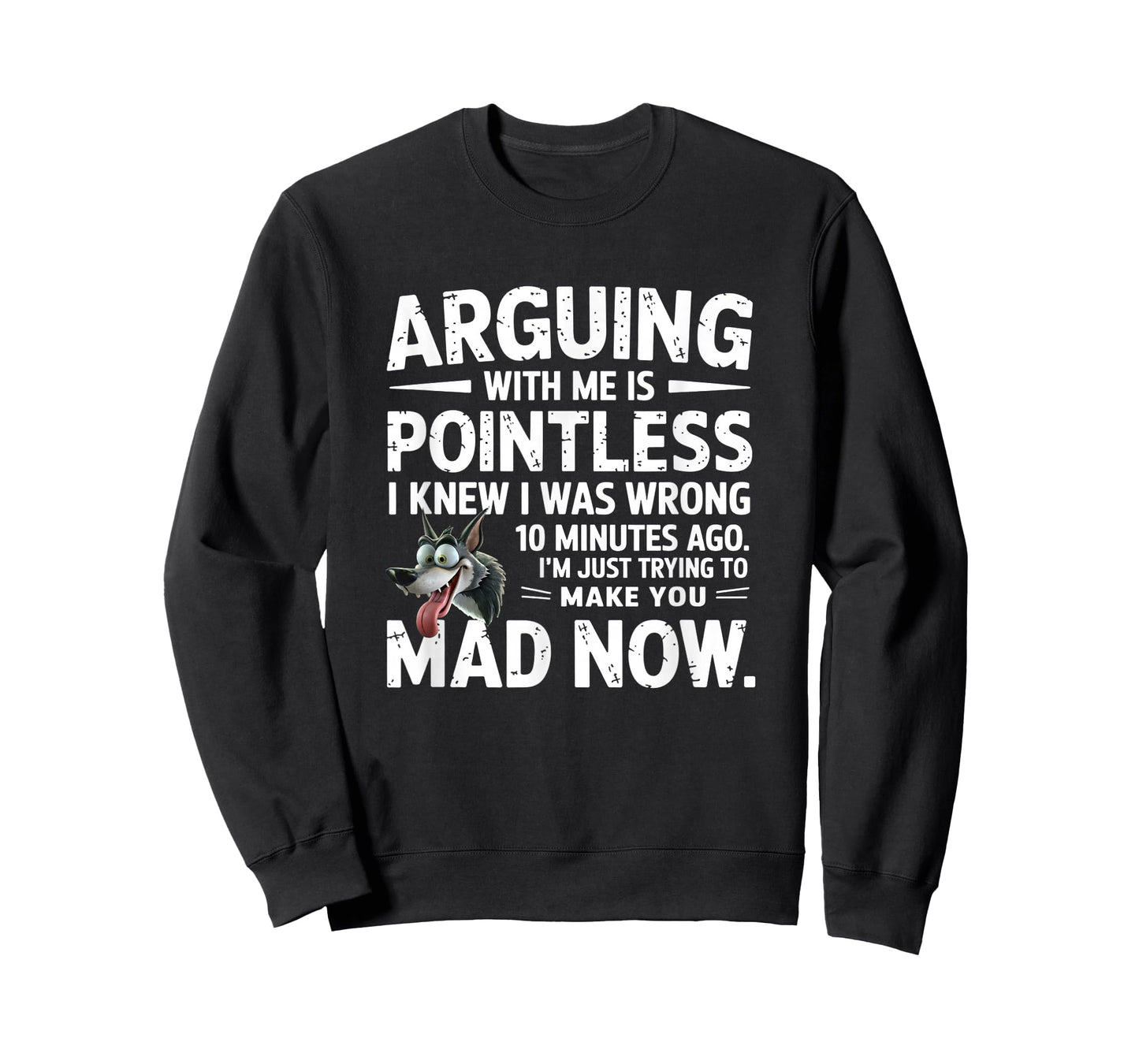 arguing with me is pointless i knew i was wrong 10 minutes T-Shirt