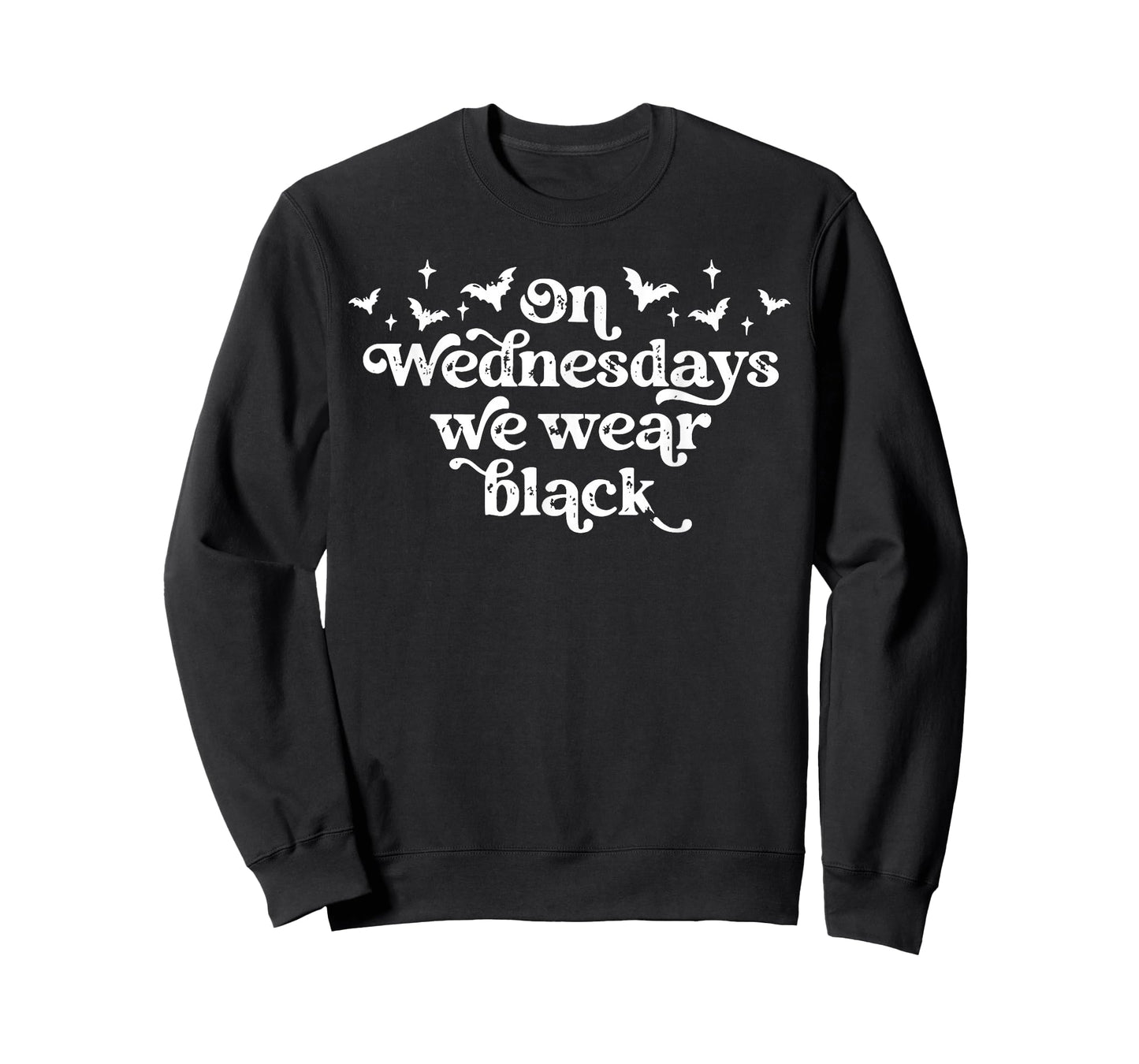 On Wednesdays we wear Black T-Shirt