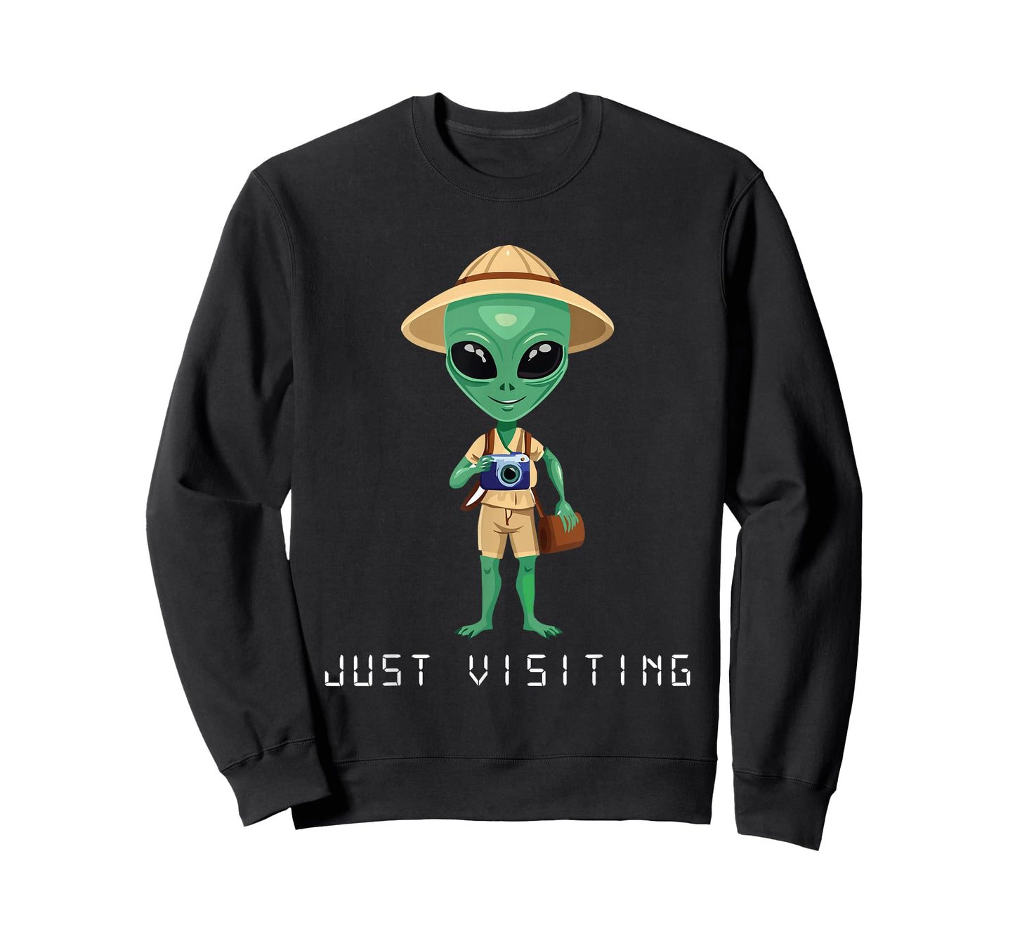 Funny Alien Tourist Martian Explore Space Nerd Area 51 T-Shirt