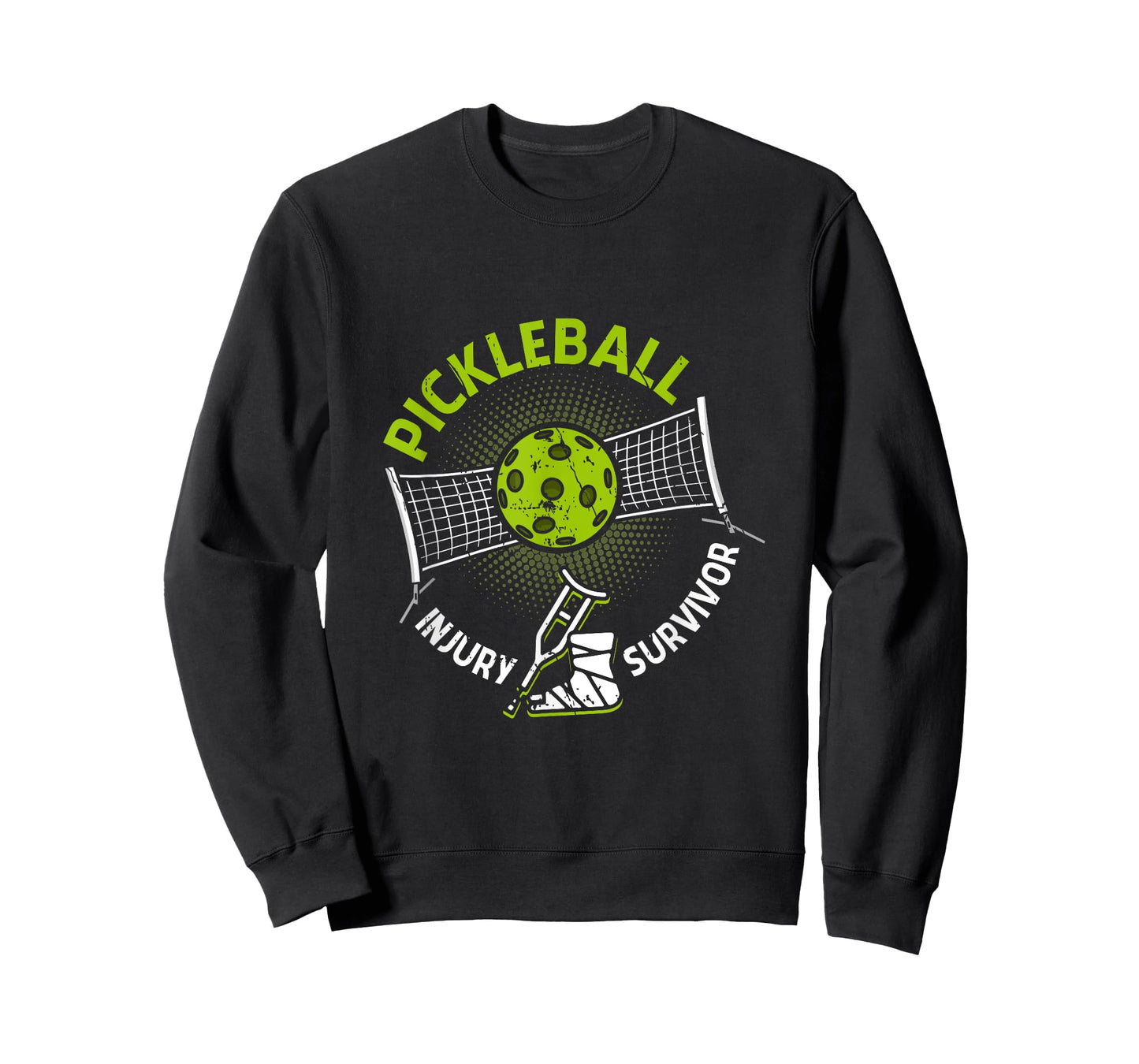 Pickleball Injury Survivor Funny Pickle Senior Sport Player T-Shirt